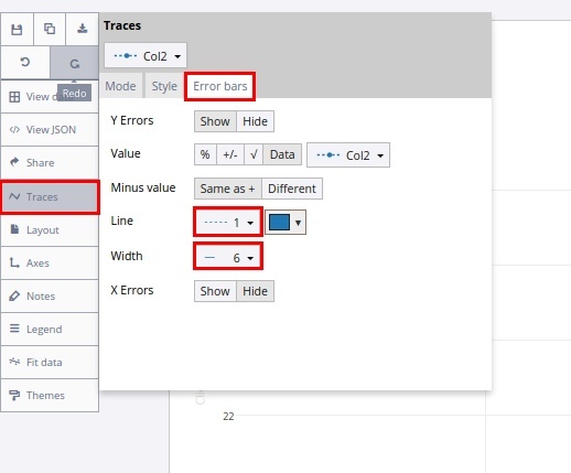 how to plot a graph in excel with error bars