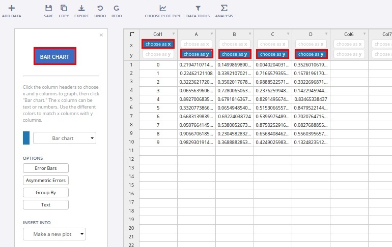 Select data shape