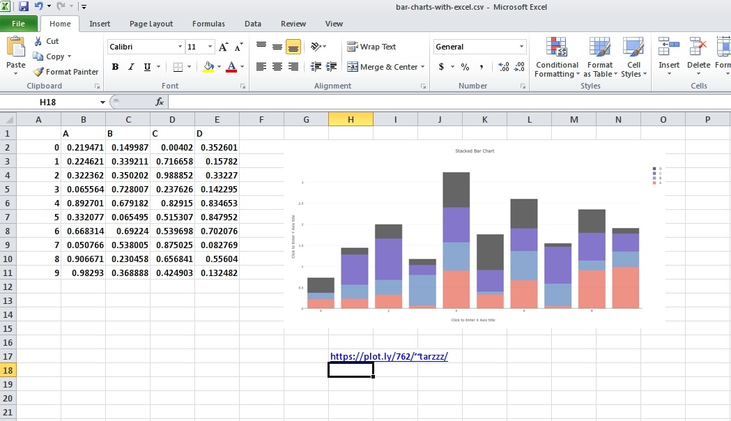 Create A Stacked Bar Chart In Excel